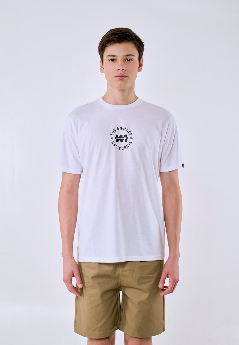 Mossimo Men's White Core Logo Classic Fit Tee