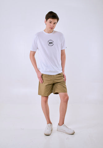 Mossimo Men's Dark Khaki Twill Regular Shorts