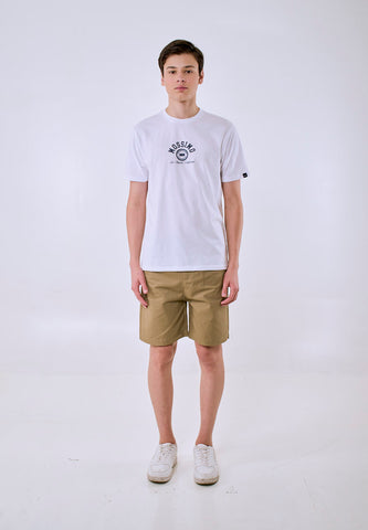Mossimo Men's White Los Angeles Arch Basic Classic Fit Tee
