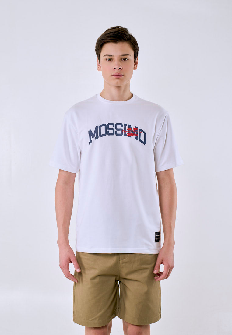 Mossimo Men's White Basic Logo Comfort Fit Tee