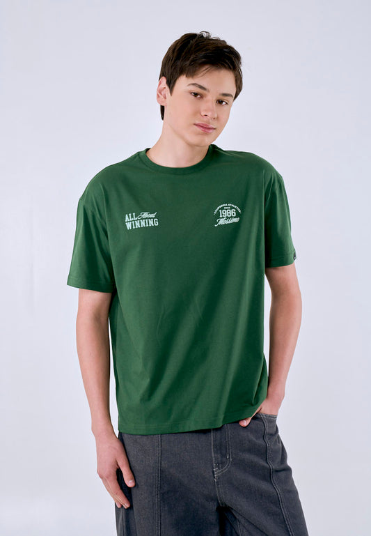Mossimo Men's Green California Athletics Graphic Urban Fit Tee