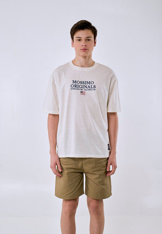 Mossimo Men's Cream Basic Modern Fit Tee