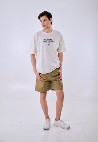 Mossimo Men's Cream Basic Modern Fit Tee