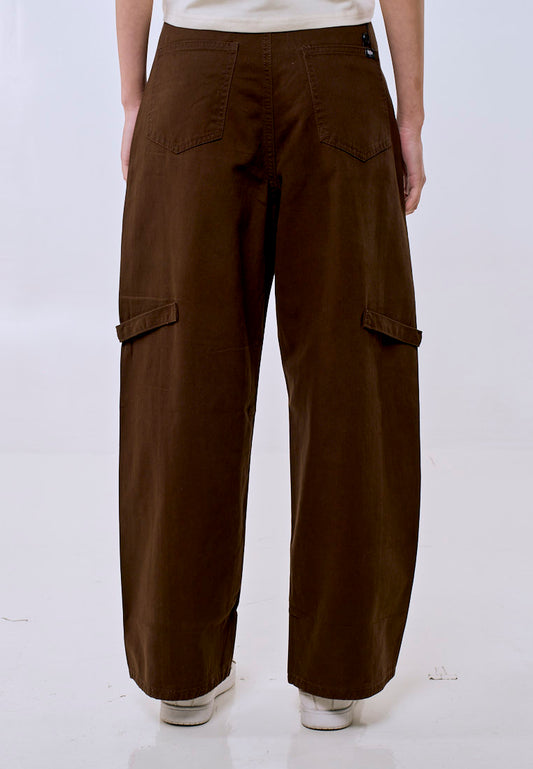 Mossimo Women's Brown Carpenter Straight Loose Pants