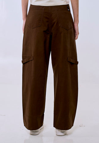 Mossimo Women's Brown Carpenter Straight Loose Pants