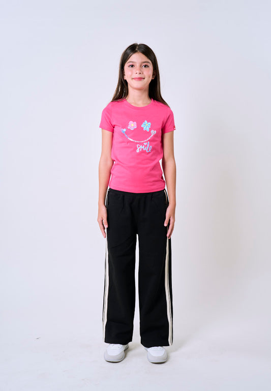 Mossimo Kids Raspberry Regular Graphic Tshirt For Girls