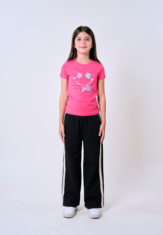 Mossimo Kids Raspberry Regular Graphic Tshirt For Girls