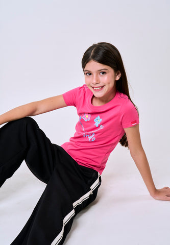 Mossimo Kids Raspberry Regular Graphic Tshirt For Girls
