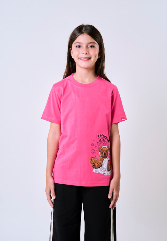 Mossimo Kids Unisex Mossybear 2 Astro Embossed Tshirt - For Kids