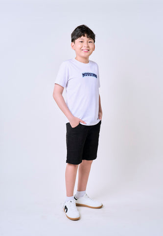 Mossimo Kids River White Basic Graphic Tshirt For Boys
