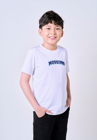 Mossimo Kids River White Basic Graphic Tshirt For Boys