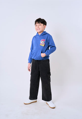 Mossimo Kids Spongebob Blue Unisex Hoodie Jacket For Boys For Girls