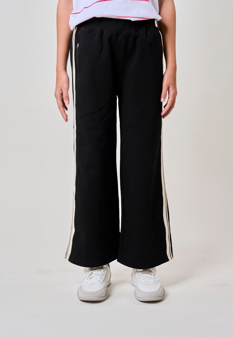 Mossimo Kids Black Straight Leg Knit Track Pants For Girls