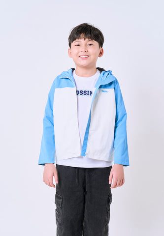 Mossimo Kids Boys' Light Blue Color Blocking Nylon Jacket
