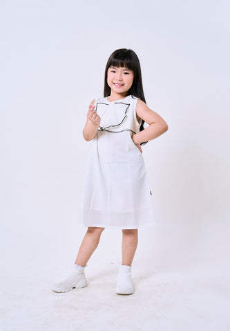 Mossimo Kids White Tie Detail Sleeveless Dress - For Girls