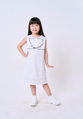 Mossimo Kids White Tie Detail Sleeveless Dress - For Girls