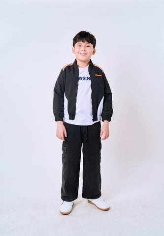 Mossimo Kids Black White Bomber Jacket  - For Boys