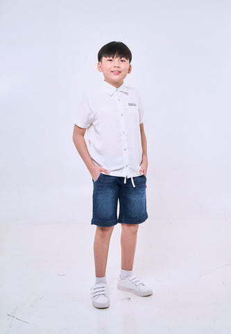 Mossimo Kids Scott White Varsity Shirt Top