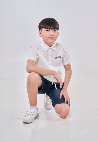 Mossimo Kids Scott White Varsity Shirt Top