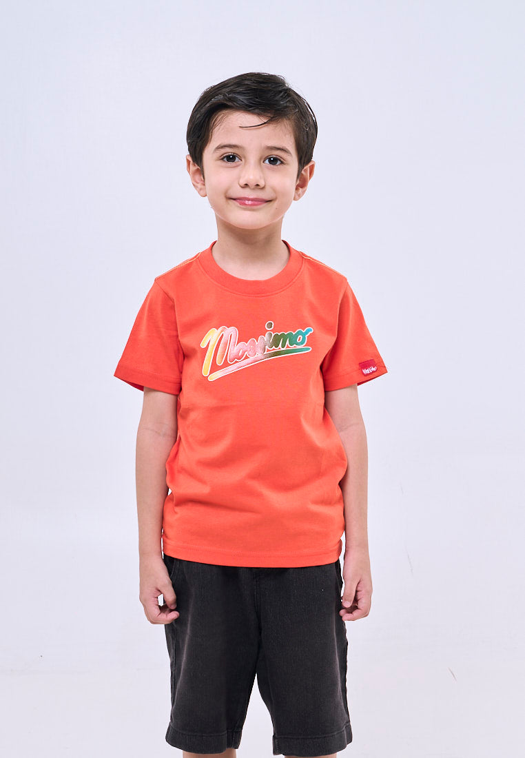 Mossimo Kids Lincoln Red Orange Basic Tshirt