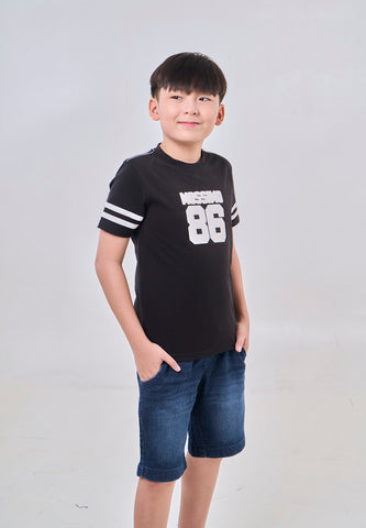 Mossimo Kids Callum Black Basic Sporty Tshirt