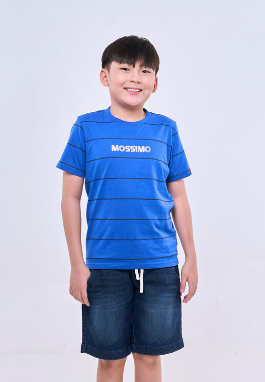 Mossimo Kids Kaiden Dazz Blue Basic Regular Tshirt
