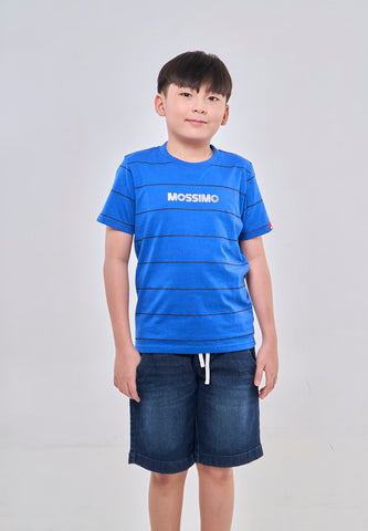 Mossimo Kids Kaiden Dazz Blue Basic Regular Tshirt
