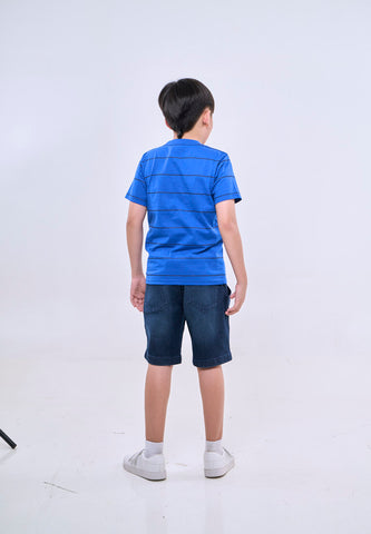 Mossimo Kids Kaiden Dazz Blue Basic Regular Tshirt