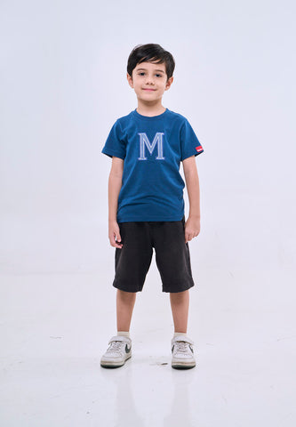 Mossimo Kids Emmett Soda Blue Basic Tshirt