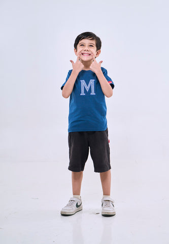 Mossimo Kids Emmett Soda Blue Basic Tshirt