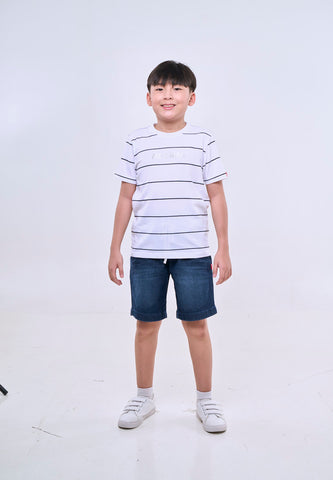 Mossimo Kids Kaiden White Basic Regular Tshirt