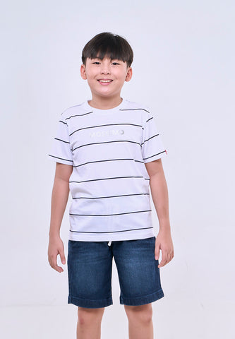 Mossimo Kids Kaiden White Basic Regular Tshirt