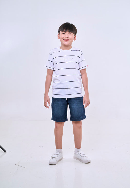 Mossimo Kids Kaiden White Basic Regular Tshirt