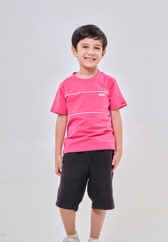 Mossimo Kids Russell Raspberry Basic Graphic Tshirt