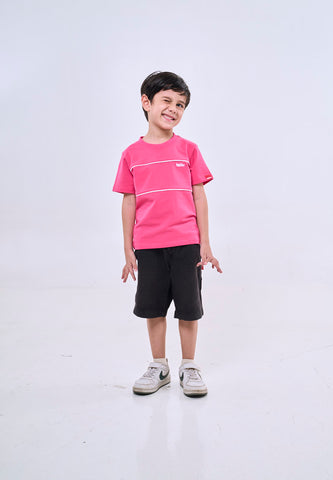 Mossimo Kids Russell Raspberry Basic Graphic Tshirt