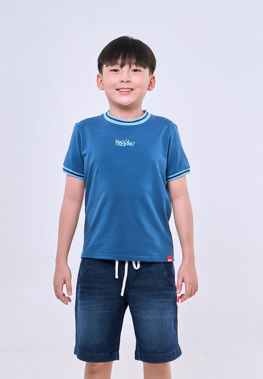 Mossimo Kids Drexan Soda Blue Basic Regular Tshirt