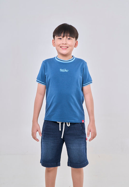 Mossimo Kids Drexan Soda Blue Basic Regular Tshirt