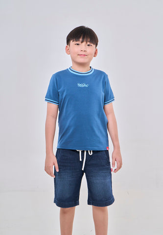 Mossimo Kids Drexan Soda Blue Basic Regular Tshirt