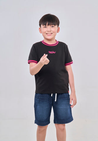 Mossimo Kids Brivon Black Basic Regular Tshirt