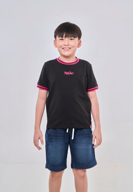 Mossimo Kids Brivon Black Basic Regular Tshirt