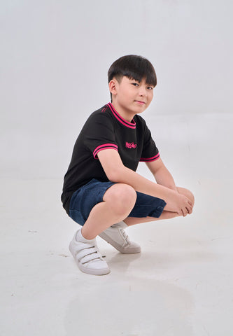 Mossimo Kids Brivon Black Basic Regular Tshirt