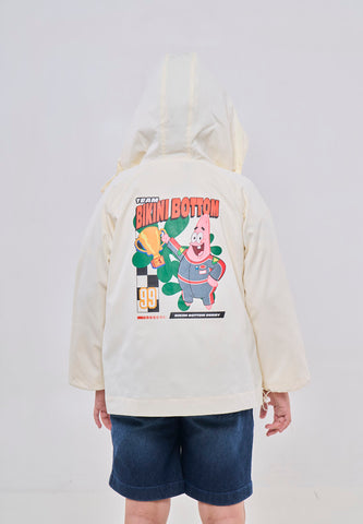 Mossimo Kids Spongebob Beige Unisex Jacket For Boys