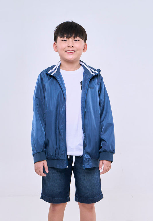 Mossimo Kids Soda Blue Stand Up Collar Jacket