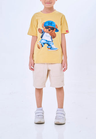 Mossimo Kids Juno Golden Cream Unisex MossyBear Regular Tshirt