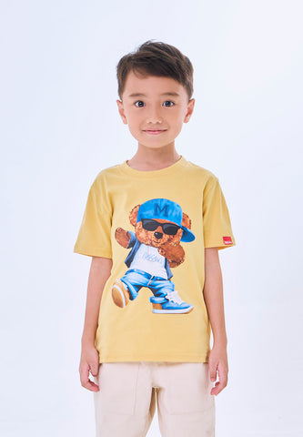 Mossimo Kids Juno Golden Cream Unisex MossyBear Regular Tshirt