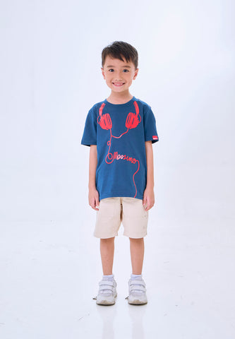 Mossimo Kids Quillon Soda Blue Regular Tshirt