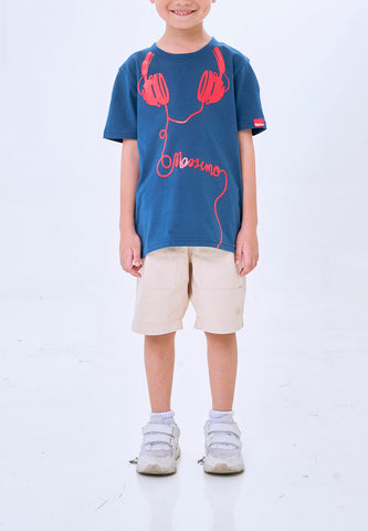 Mossimo Kids Quillon Soda Blue Regular Tshirt