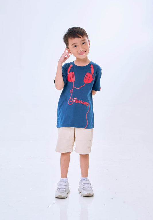 Mossimo Kids Quillon Soda Blue Regular Tshirt