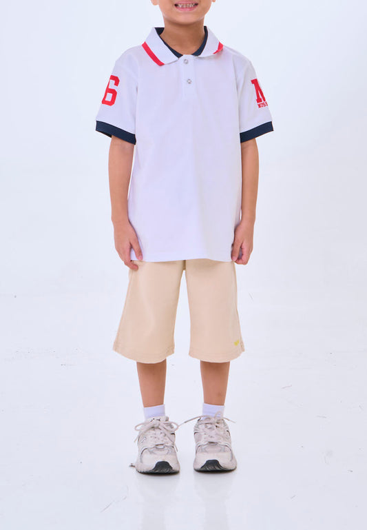 Mossimo Kids Romi White Polo Shirt