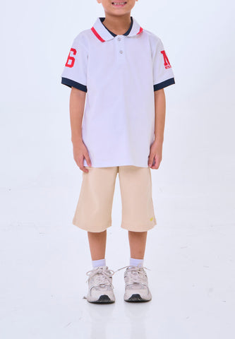 Mossimo Kids Romi White Polo Shirt